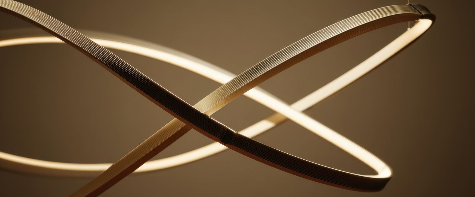 Warm-toned modern light design