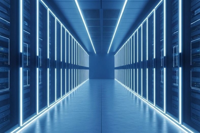 Digital Data Center_ A Blue Corridor