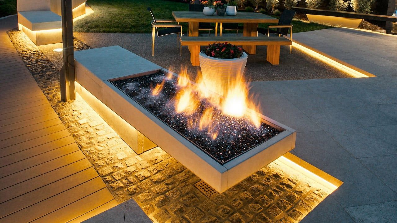 Glight outdoor lighting installation