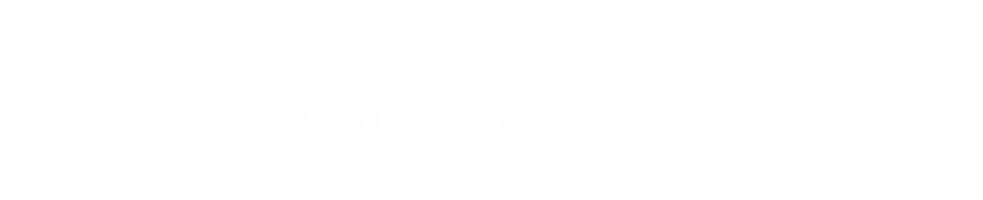 Computer Dynamics logo - white